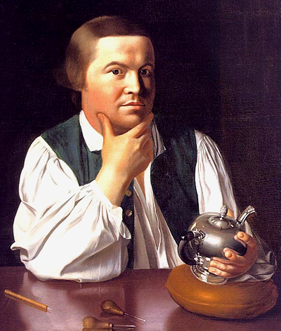 Paul Revere; fireman, artisan and  founding father.