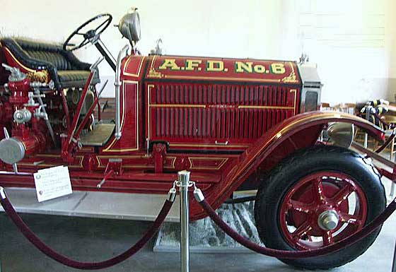 1927 American LaFrance fire engine in Atlanta GA museum.
